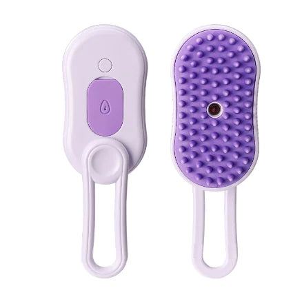 Escova de Limpeza a Vapor/Massagem para Pets